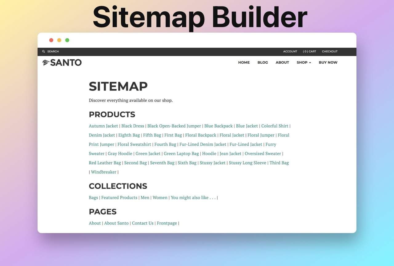 sitemap builer best shopify app