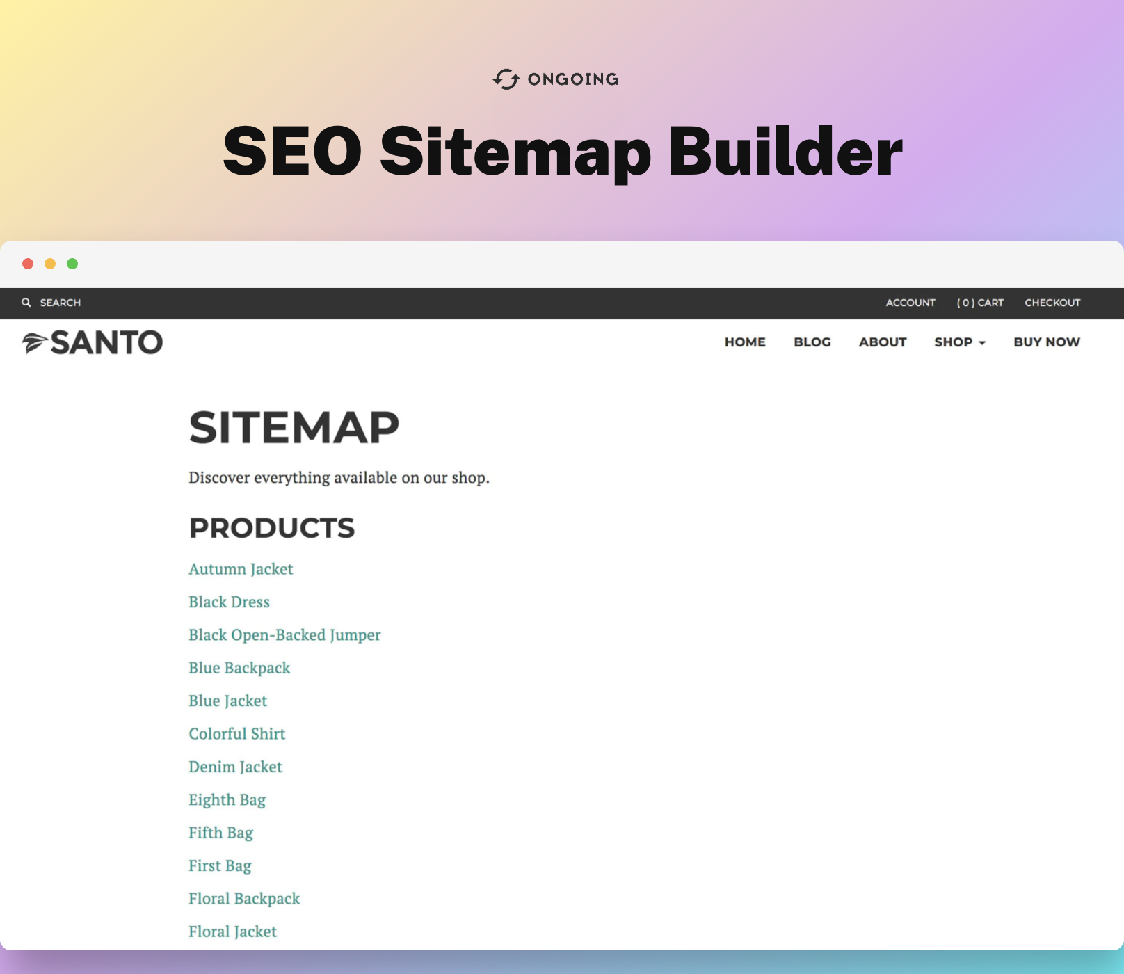 sitemap builder shopify app